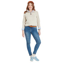 Schoffel Ladies Appletree Bay Sweater 1/4 Zip - Oat