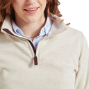 Schoffel Ladies Appletree Bay Sweater 1/4 Zip - Oat