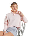 Schoffel Ladies Appletree Bay Sweater 1/4 Zip - Pale Pink