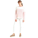 Schoffel Ladies Lee Bay Jumper - Soft White/Flamingo