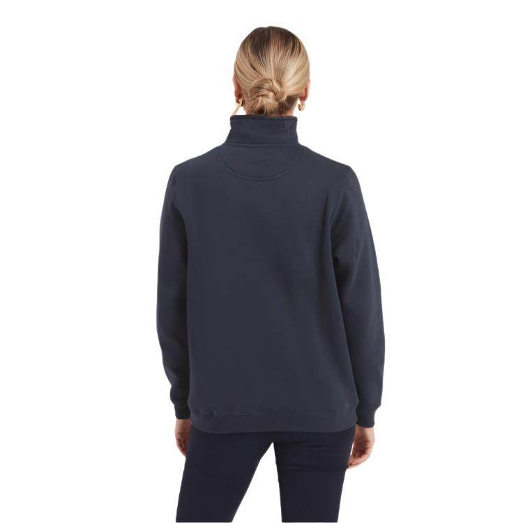 Schoffel Ladies Sennen Cove 1/4 Zip Sweatshirt - Navy