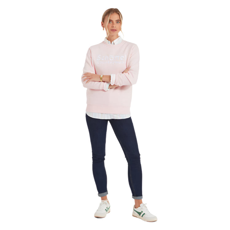 Schoffel Ladies St Helier Sweatshirt - Blush