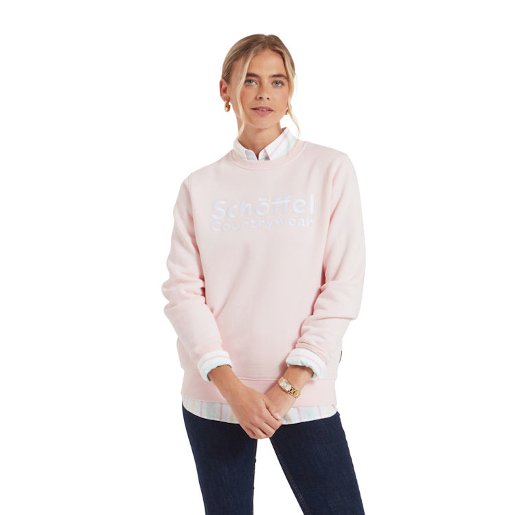 Schoffel Ladies St Helier Sweatshirt - Blush