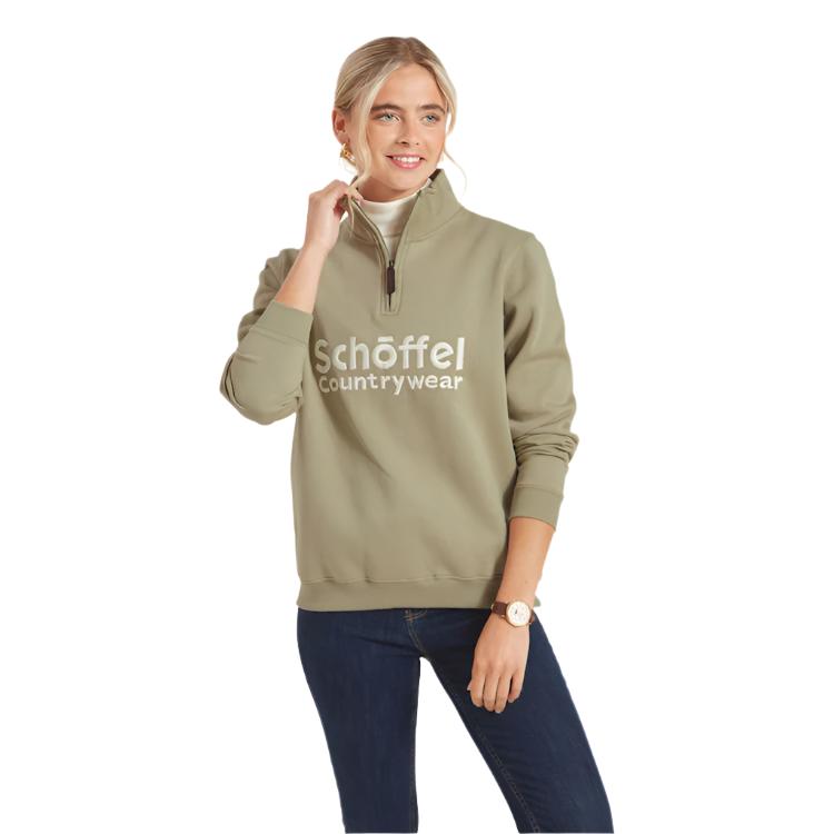 Schoffel Ladies St Issey Sweatshirt - Light Sage