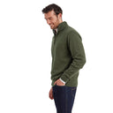 Schoffel Lewis Lambswool 1/4 Zip Jumper - Woodland