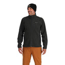 Simms Rivershed Full Zip Sweater - Black Heather