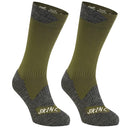 Sealskinz Raynham Waterproof All Weather Mid Length Sock - Olive/Grey Marl