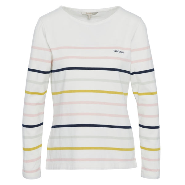 Barbour Ladies Hawkins Top - Cloud Stripe