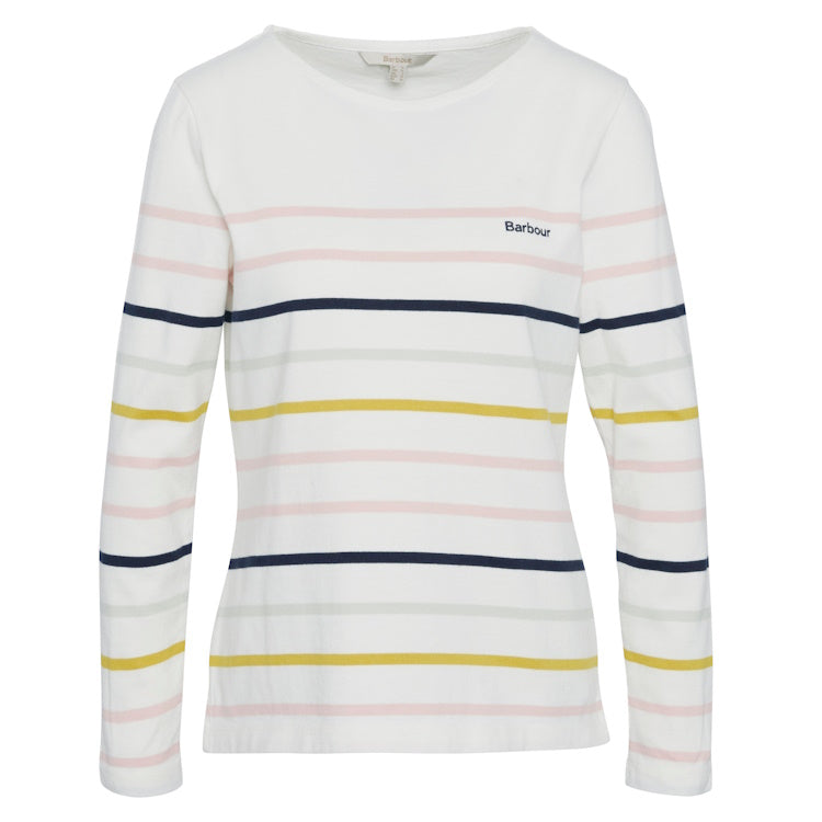 Barbour Ladies Hawkins Top - Cloud Stripe