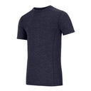 Hoggs of Fife 100% Merino Wool Crew Neck Base Layer Short Sleeve Top - Navy