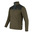 Jack Pyke Snap Neck Fleece Top - Dark Olive