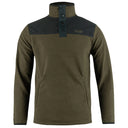 Jack Pyke Snap Neck Fleece Top - Dark Olive