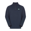 Ridgeline Baseline Pull On Zip Top - Navy Marl