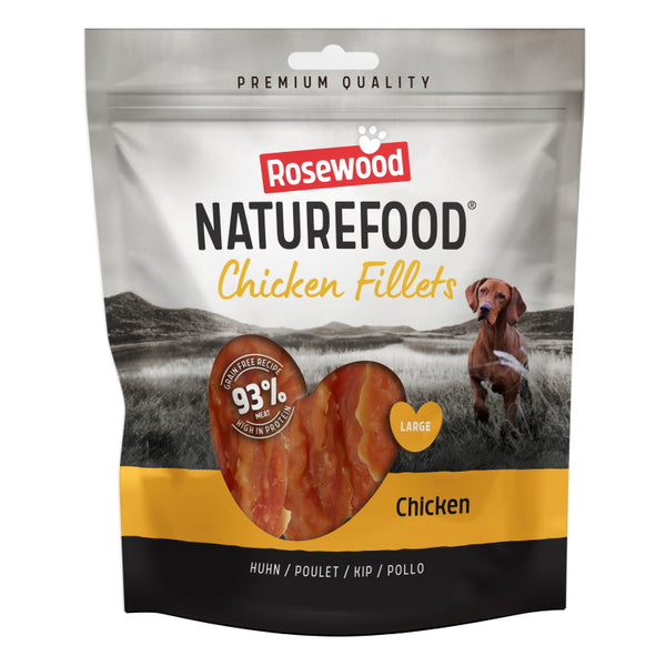 Rosewood Naturefood Dog Treats - Chicken Fillets Value Pack 320g