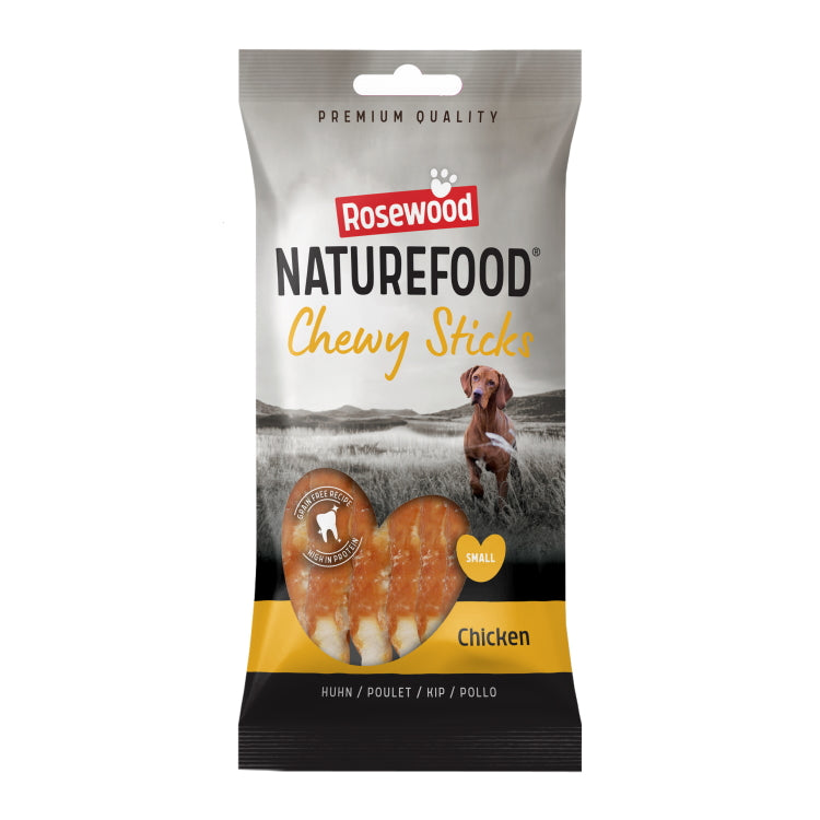 Rosewood Naturefood Dog Treats - Chewy Sticks Chicken 10pc 100g