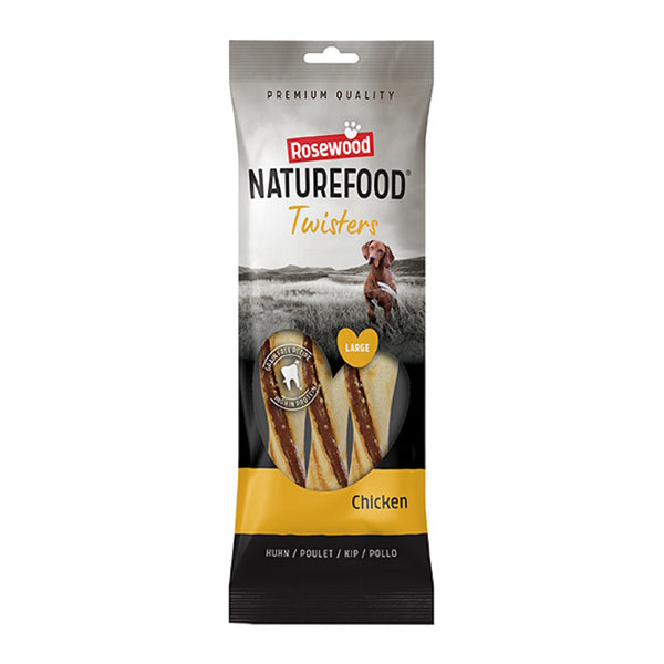 Rosewood Naturefood Dog Treats - Twisters Large