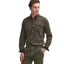 Barbour Moleskin Tailored Fit Trousers - Dark Olive