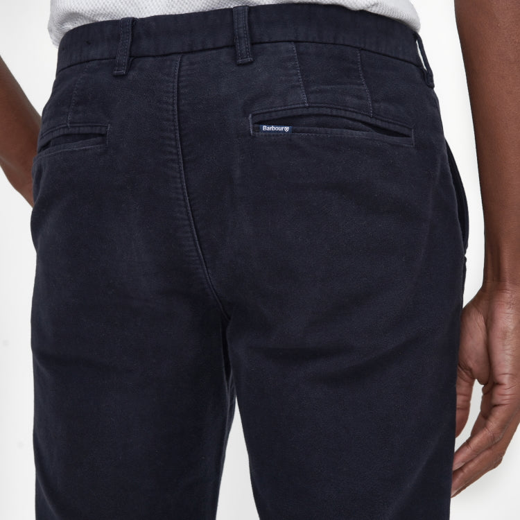 Barbour Moleskin Tailored Fit Trousers - Navy