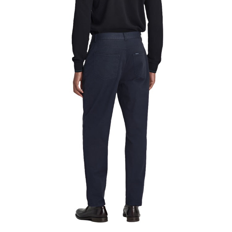 Barbour Washed Stretch Twill Trousers - Dark Navy