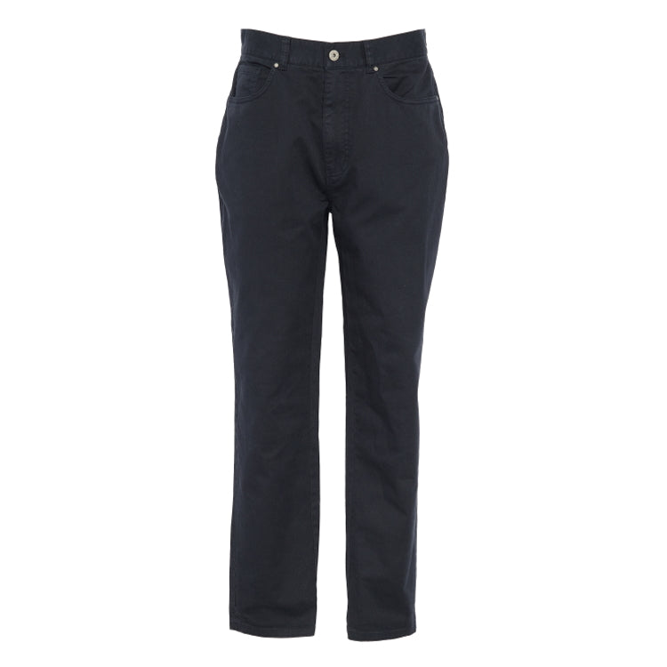 Barbour Washed Stretch Twill Trousers - Dark Navy