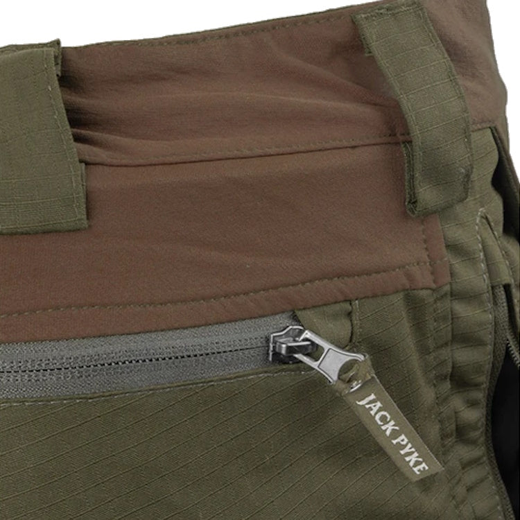 Jack Pyke Technical Hybrid Trousers - Green/Brown