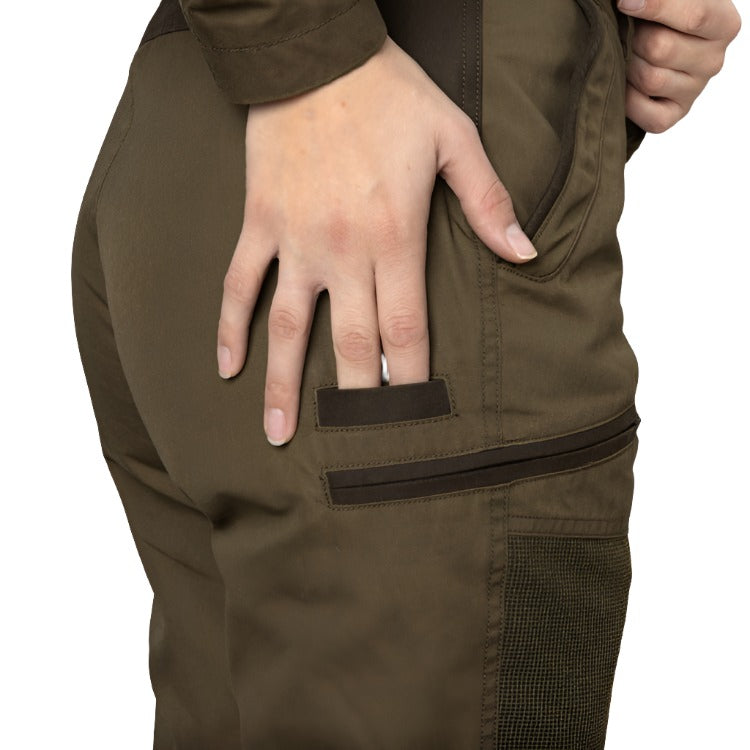 Seeland Ladies Key-Point Kora Trousers - Pine Green/Grizzly Brown