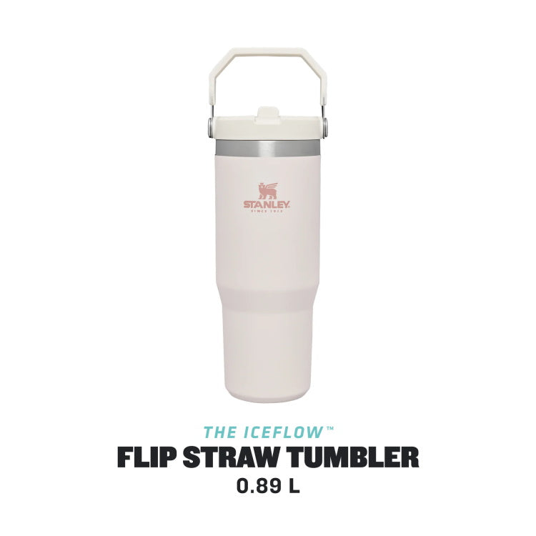 Stanley IceFlow Flip Straw Tumbler 0.89L - Rose Quartz