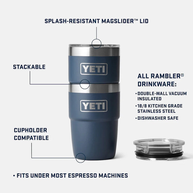 Yeti Rambler 8oz Insulated Stackable Tumbler - Navy