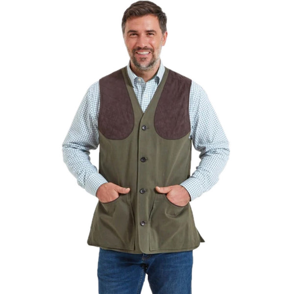 Schoffel All Season Shooting Vest - Dark Olive