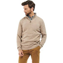 Barbour Nelson Essential Half Zip Sweater - Stone