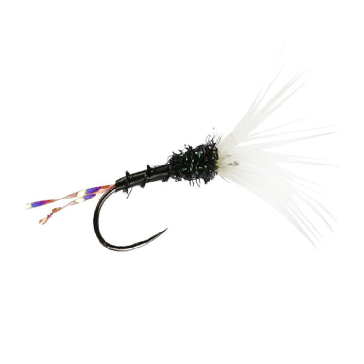 Black Funnel Hackled Dry Flies