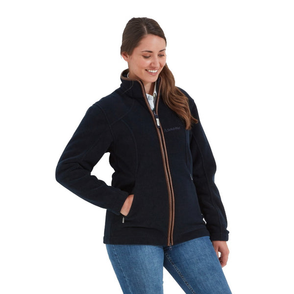 Schoffel Ladies Burley Fleece Jacket - Navy