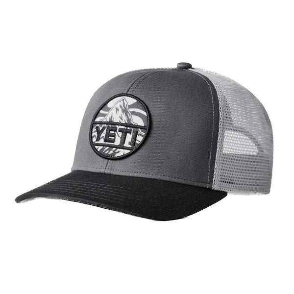 Yeti Mountain Badge Trucker Cap - Black