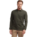 Barbour Essential Long Sleeved Sports Polo Shirt - Forest