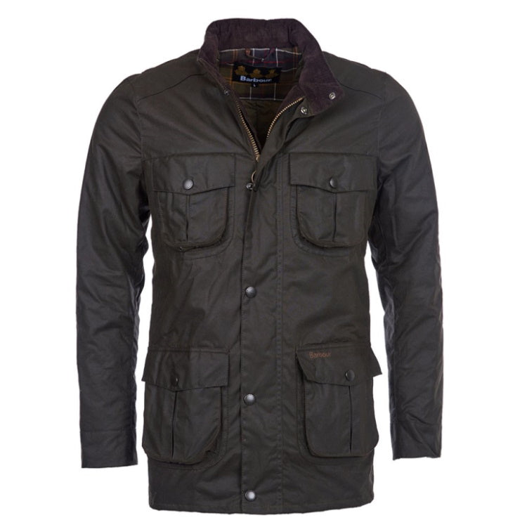 Barbour Corbridge Wax Jacket - Olive - John Norris