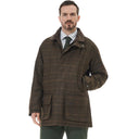 Barbour Wool Beaconsfield Jacket - Burnhill Brown Check