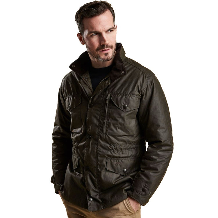 Barbour Sapper Wax Jacket - Olive