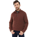 Barbour Horseford Half Button Jumper - Cinnamon