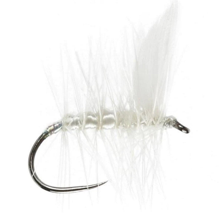 White Moth Winged Dry Flies