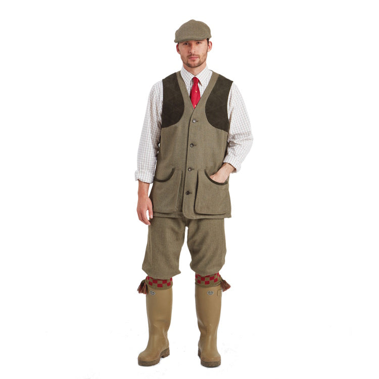 Schoffel Ptarmigan Tweed Waistcoat II - Herringbone Tweed