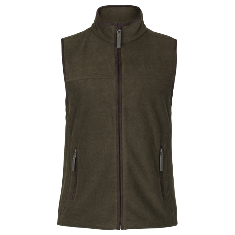 Seeland Woodcock Earl Fleece Waistcoat - Pine Green Melange