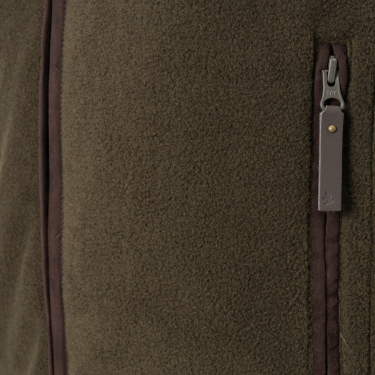 Seeland Woodcock Earl Fleece Waistcoat - Pine Green Melange