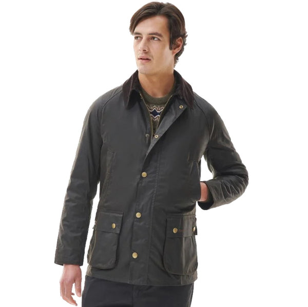 Barbour Ashby Wax Jacket - Olive