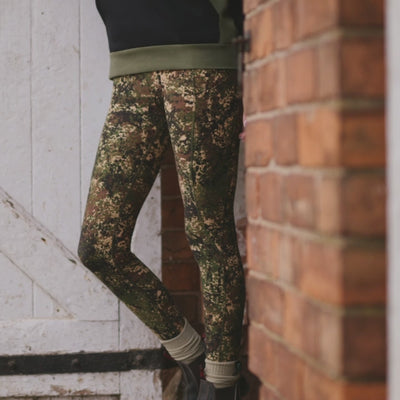 Ridgeline Ladies Infinity Printed Leggings - Dirt Camo