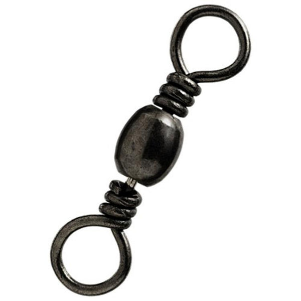 Mustad Black Barrel Swivels