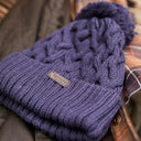 Barbour Gainford Cable Beanie - Navy