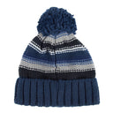 Barbour Harrow Stripe Beanie - Grey/Blue 