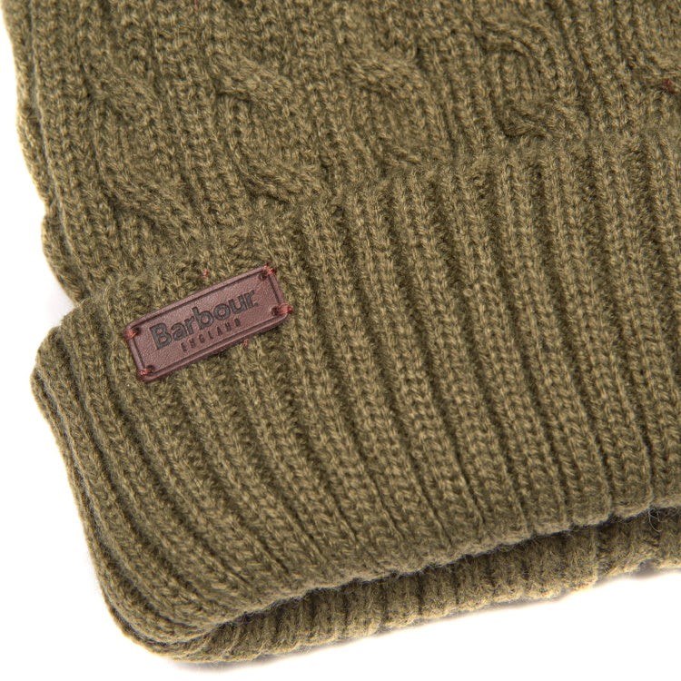 Barbour Balfron Knit Beanie - Olive