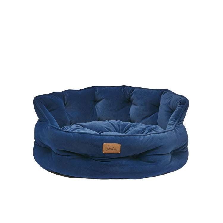 Joules Chesterfield Pet Bed Navy John Norris