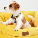 Joules Chesterfield Pet Bed - Yellow